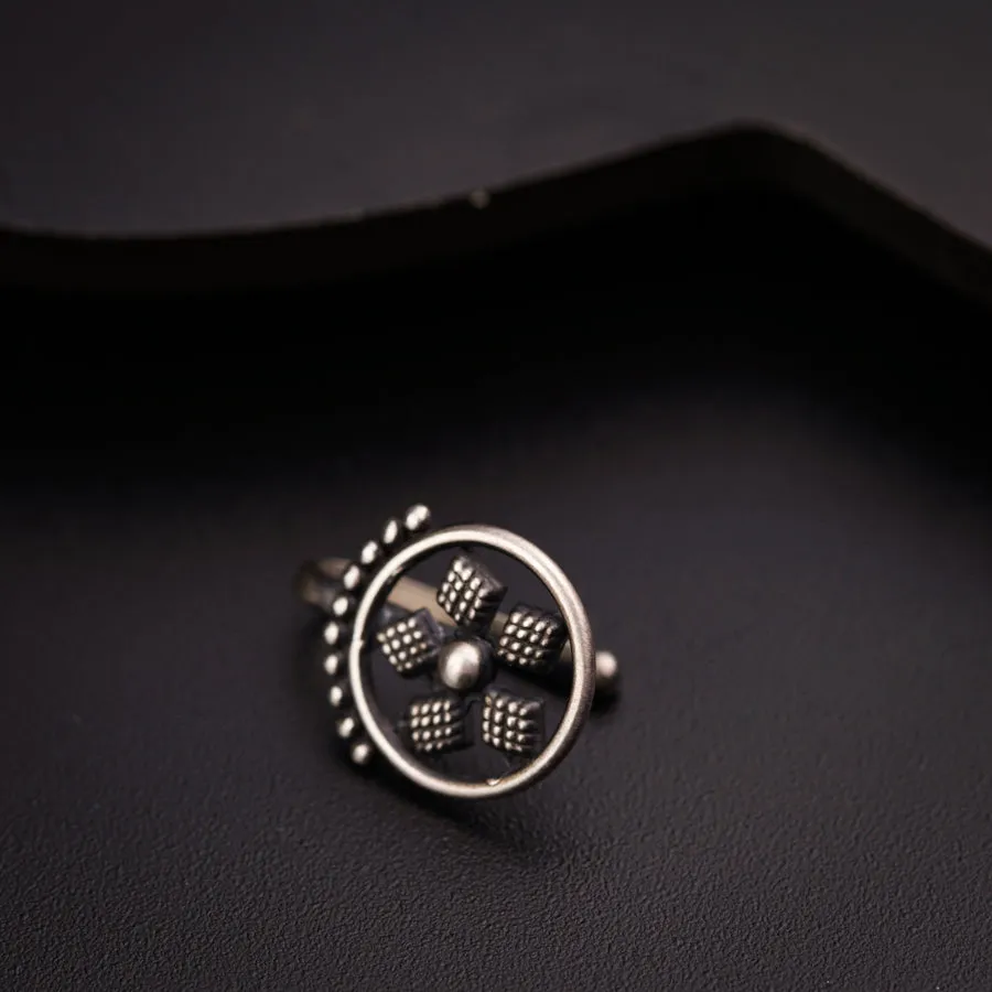 Diamond Flower Nose pin (Pierced)